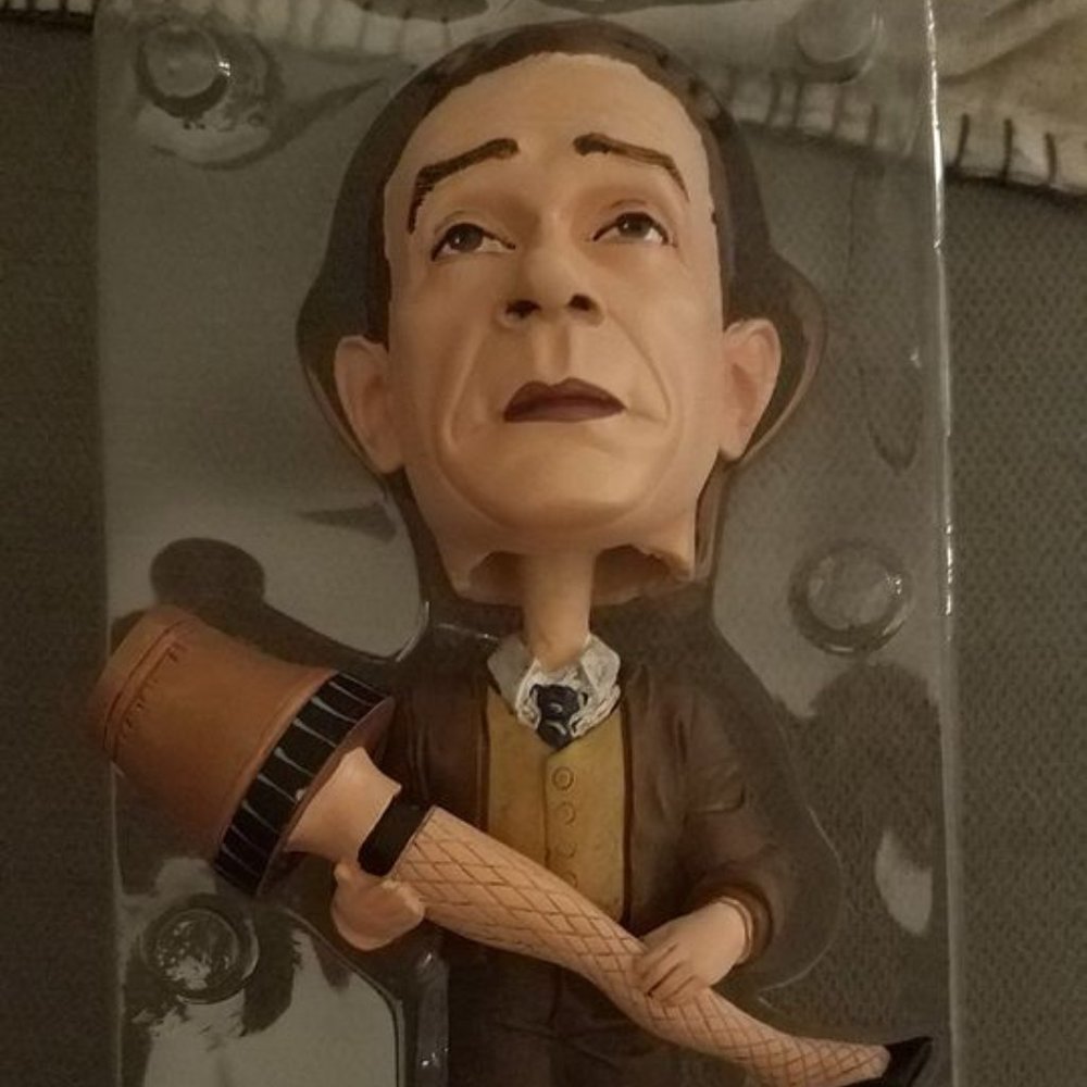 A Christmas Story Old Man with Leg Lamp Bobblehead